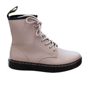 NEW Dr. Martens Zavala Womens 8 Vintage Taupe Leather Ankle Combat Boot Air Wave